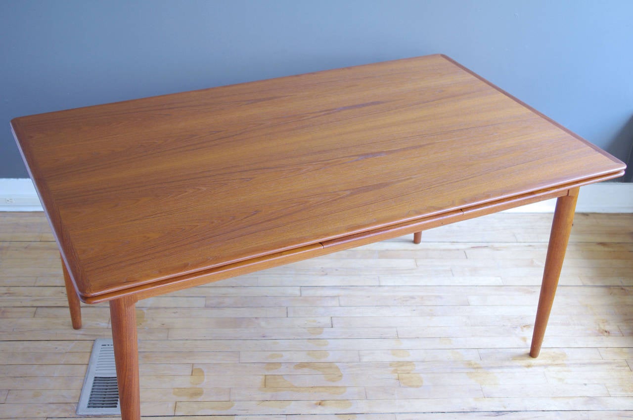 Teak Dining Table by Arne Hovmand-Olsen for Skovmand & Andersen
