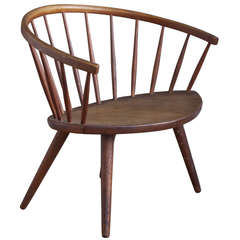 Oak & Teak "Arka" Lounge Chair by Yngve Ekström