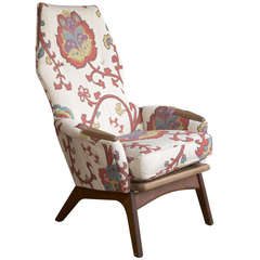 Adrian Pearsall High Back Lounge Chair for Craft Associates