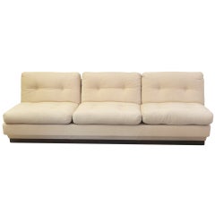 Italian Armless Sofa