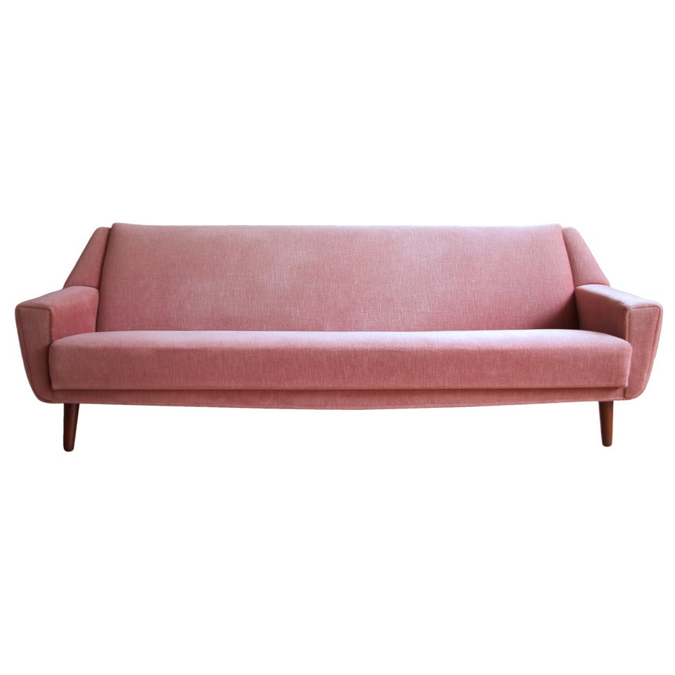 Danish Mohair Sofa in the Style of Kurt Østervig