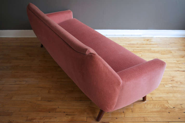 Danish Mohair Sofa in the Style of Kurt Østervig 1