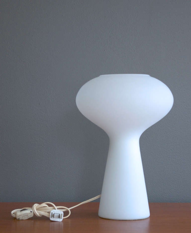 Mid-Century Modern Glass Table Lamp by Lisa Johansson-Pape