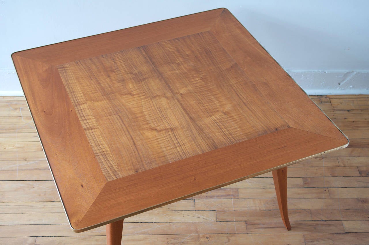 Mid-Century Modern Mahogany Cocktail Table by Edward Wormley for Dunbar