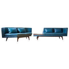 Pair of Settees by Edward Wormley for Dunbar