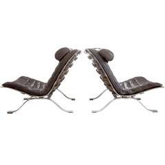 Pair of Arne Norell Ari Lounge Chairs