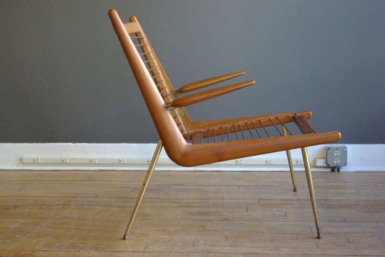 Mid-Century Modern Pair of Peter Hvidt & Orla Mølgaard Nielsen Boomerang Chairs
