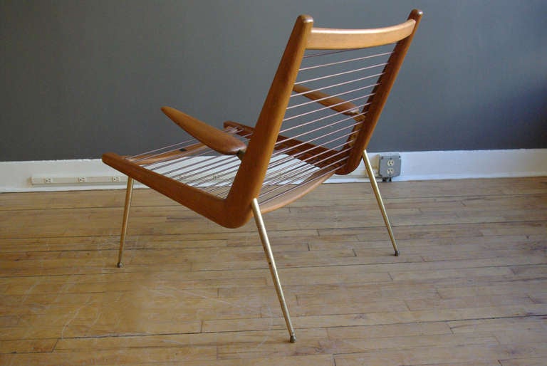 Pair of Peter Hvidt and Orla MÃ¸lgaard Nielsen Boomerang Chairs at 1stdibs