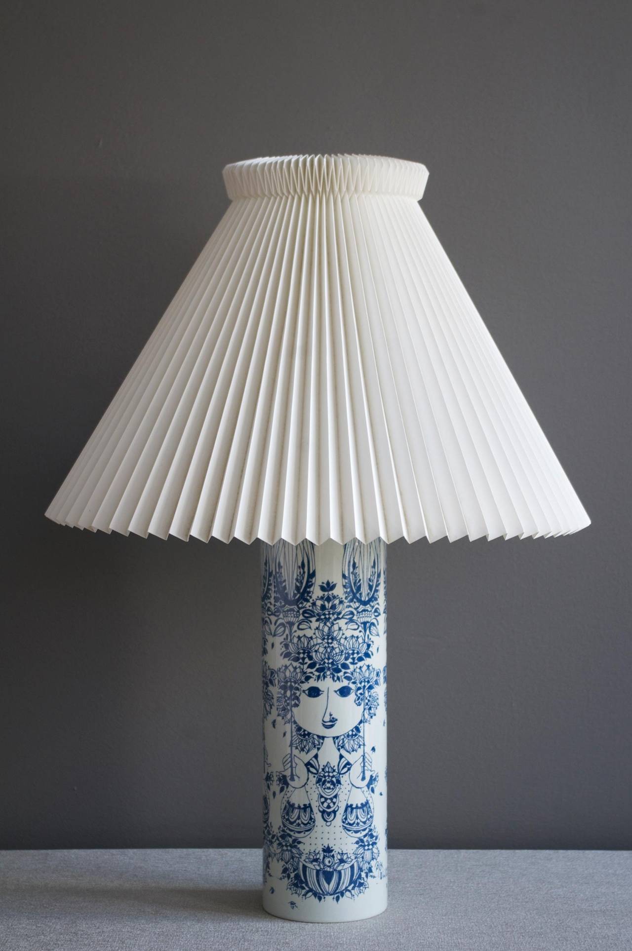 Ceramic Table Lamp by Bjørn Wiinblad for Nymolle