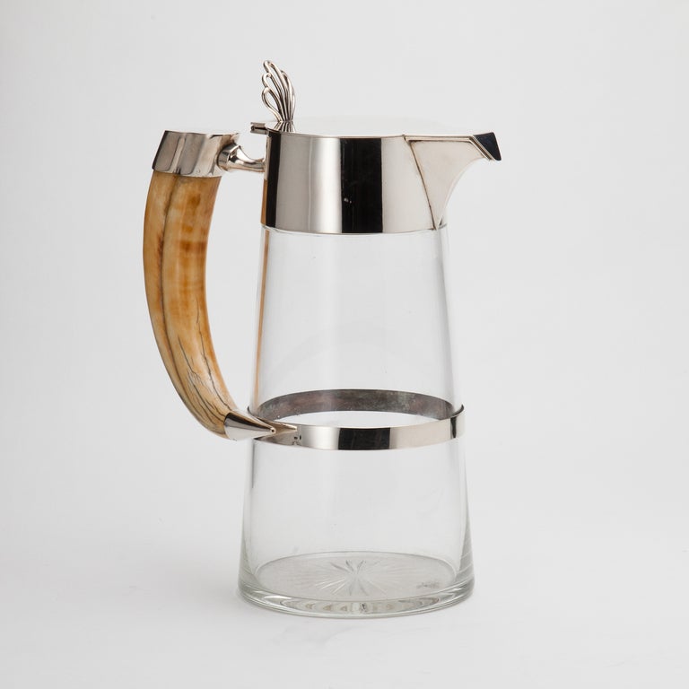 Large Antique & Silver Water Jug with c.1900