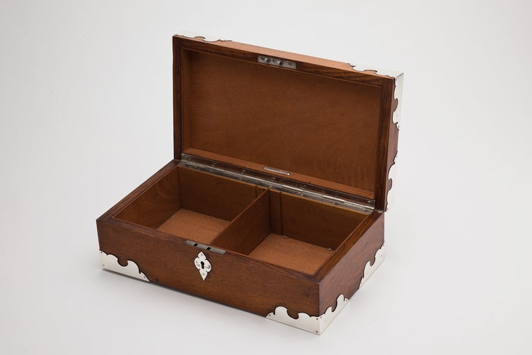 English Oak Cigar Box by Makers 'Mappin & Webb', London, 1887 2
