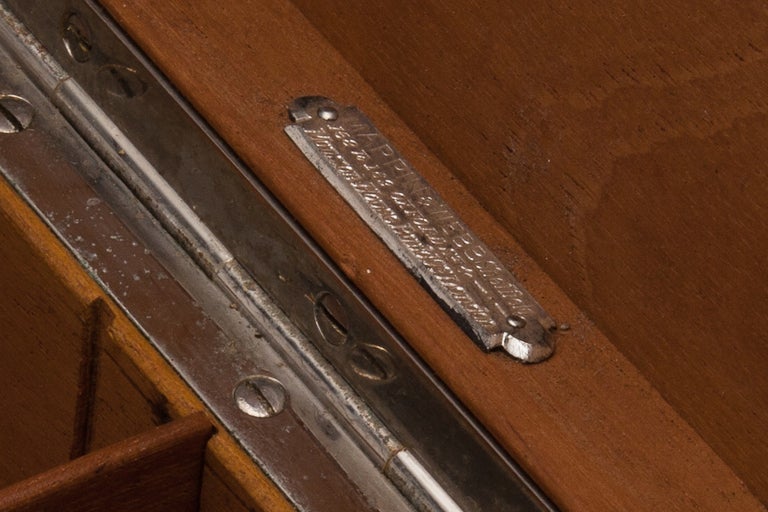 English Oak Cigar Box by Makers 'Mappin & Webb', London, 1887 5