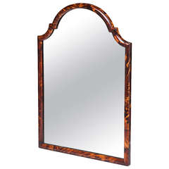 An Elegant Tortoiseshell Wall Hanging Mirror English c.1890