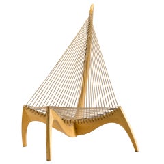 Danish Harp Chair by Jorgen Hovelskov