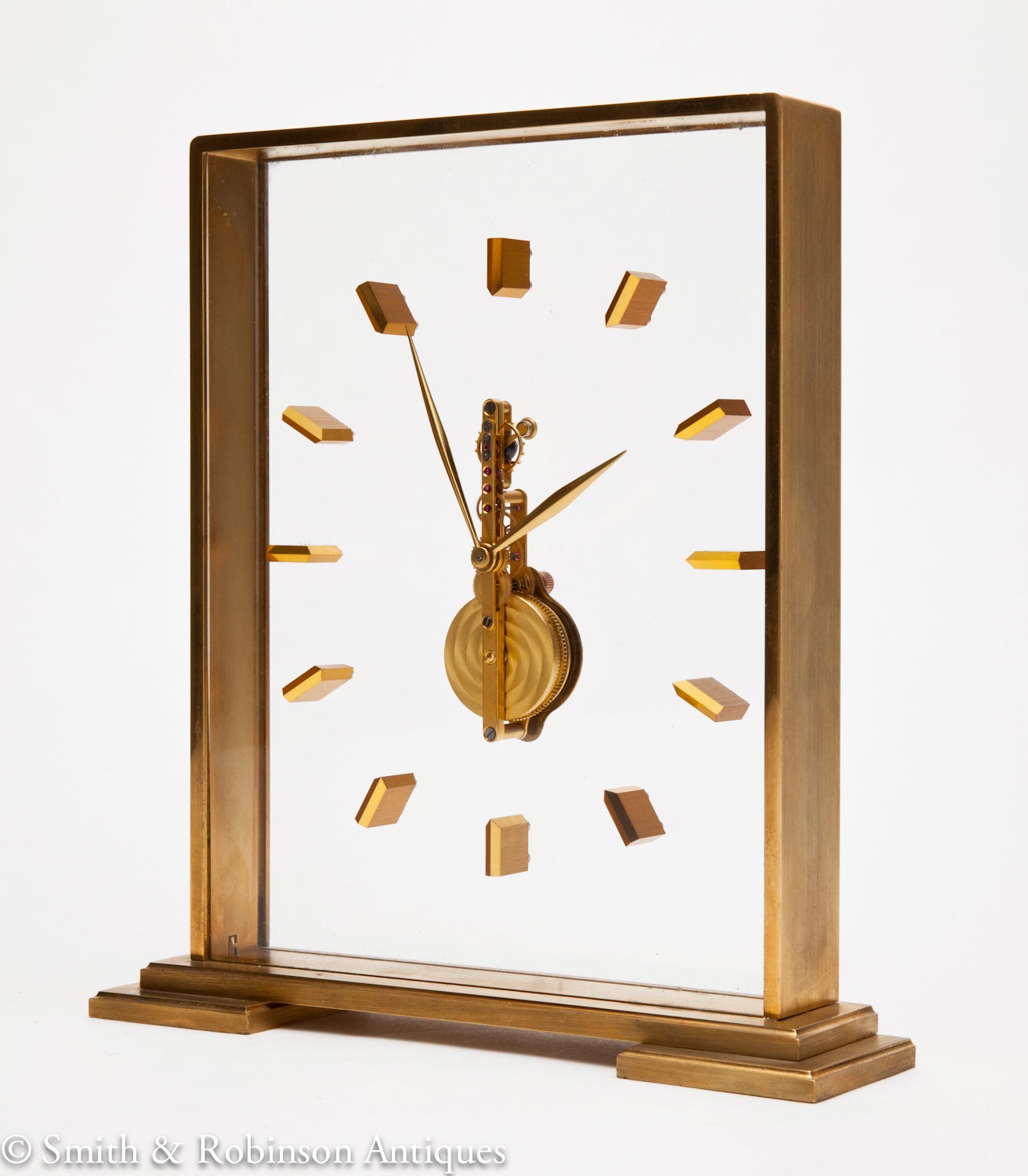 Finest Quality 1960s Swiss Jaeger-LeCoultre Clock