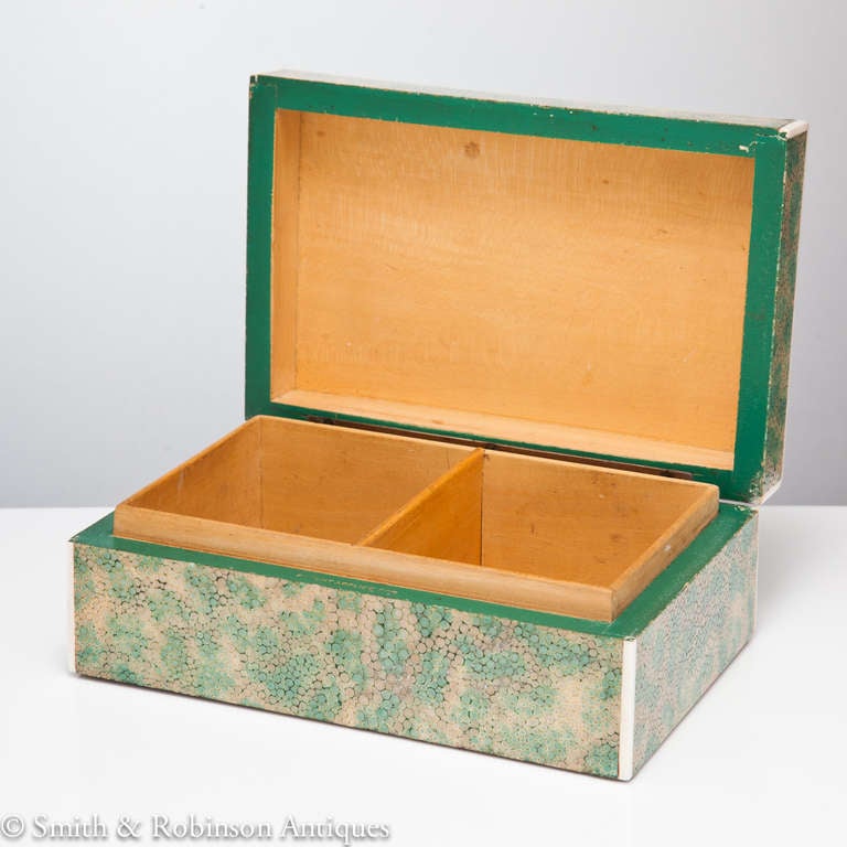Superb Art Deco Shagreen Box, London, circa 1930