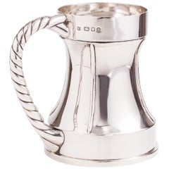 Nautical Theme Silver Tankard, London, 1933