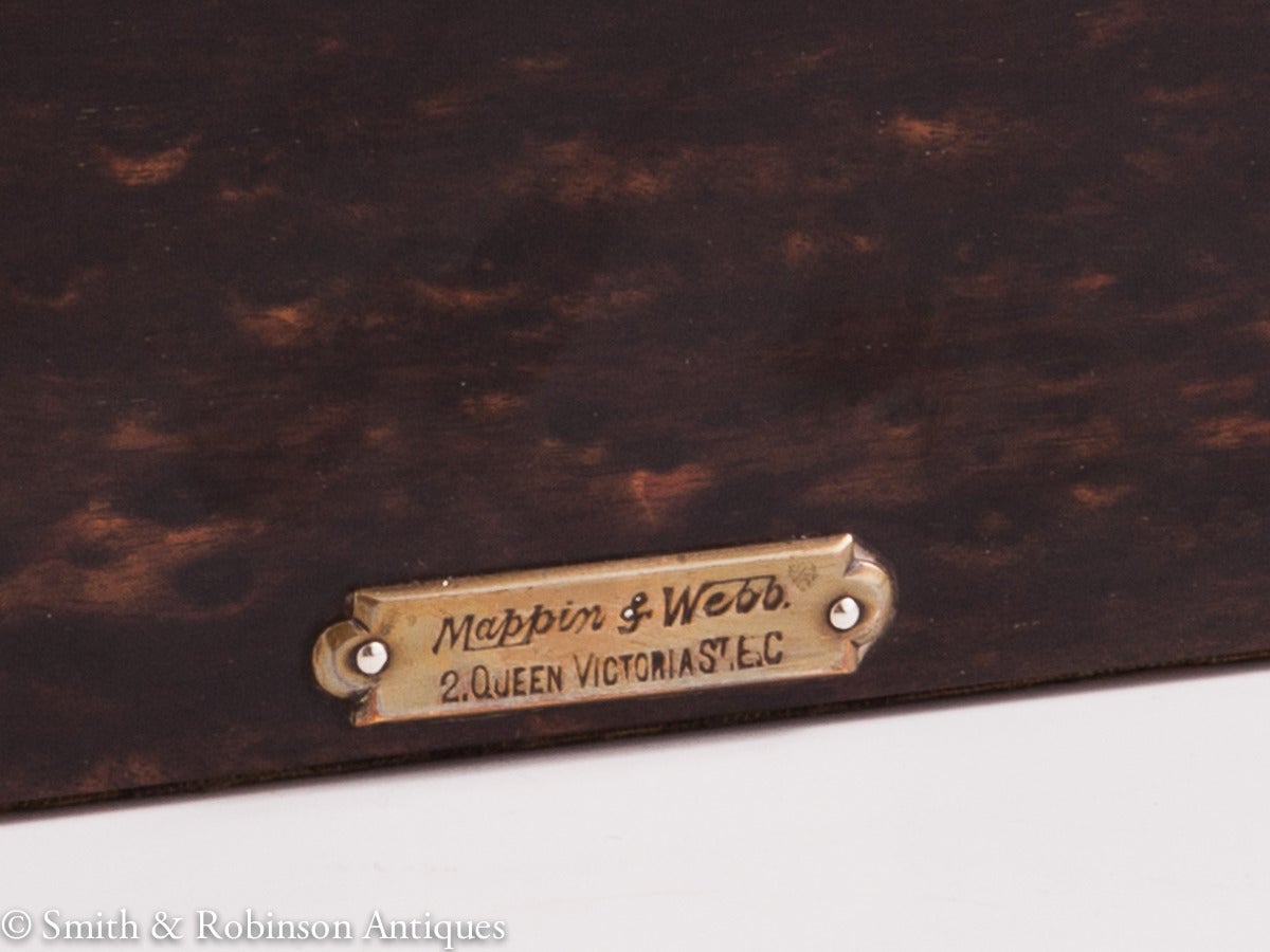 Art Deco Fine Quality Coromandel and Silver Cigar Box by Mappin & Webb, London, 1904