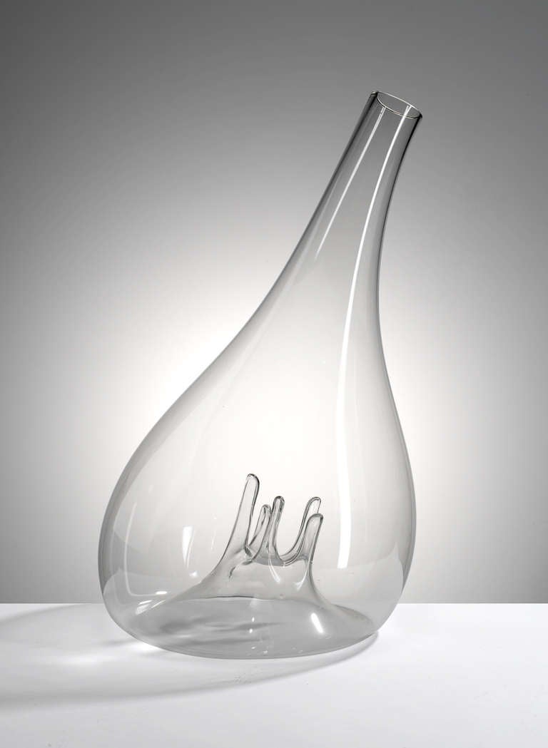 Impressive "Otri" Glass Sculpture by Toni Zuccheri for VeArt Italy c.1970
