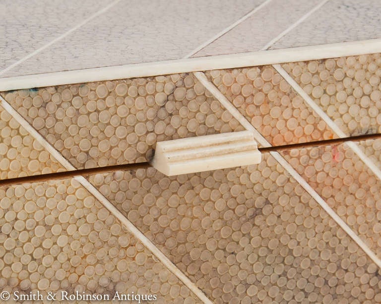 Geometric Art Deco Shagreen Box c.1930