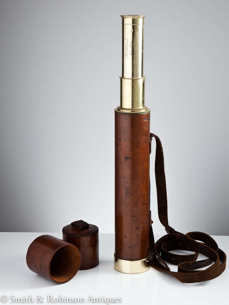 A great quality telescope in its original case by maker Dollond of London c.1910. 

Expanding to an impressive length of 42