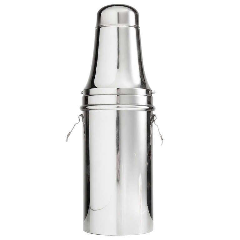 Large Novelty Cocktail Shaker Set Containing Accessories English c.1925