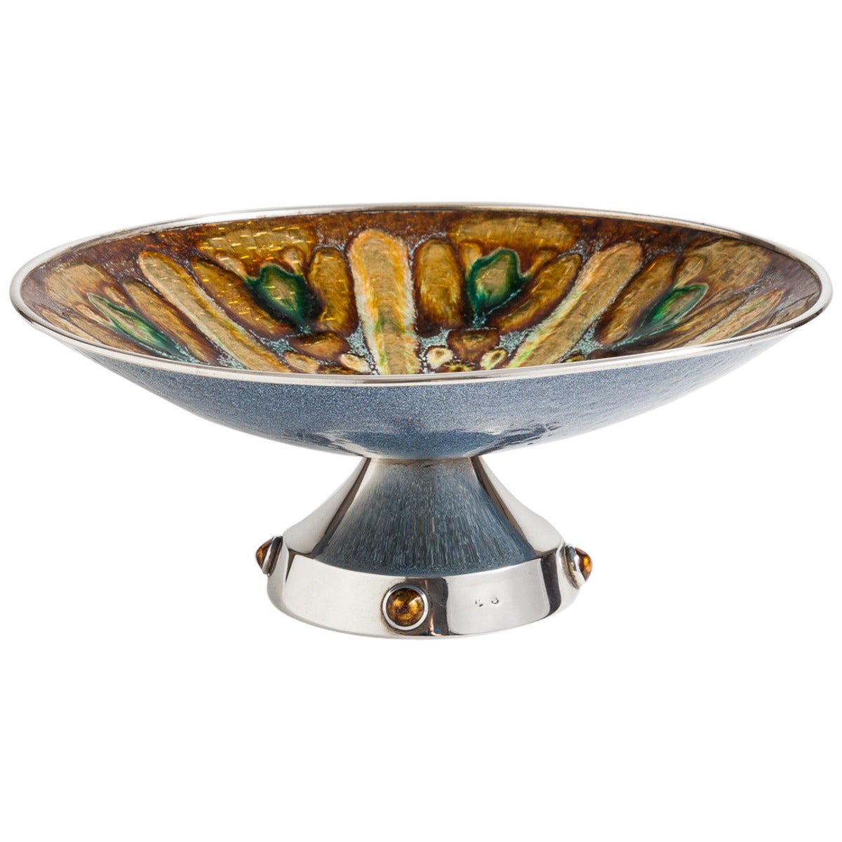 Modernist Italian Enamel Tazza, circa 1960s For Sale at 1stDibs