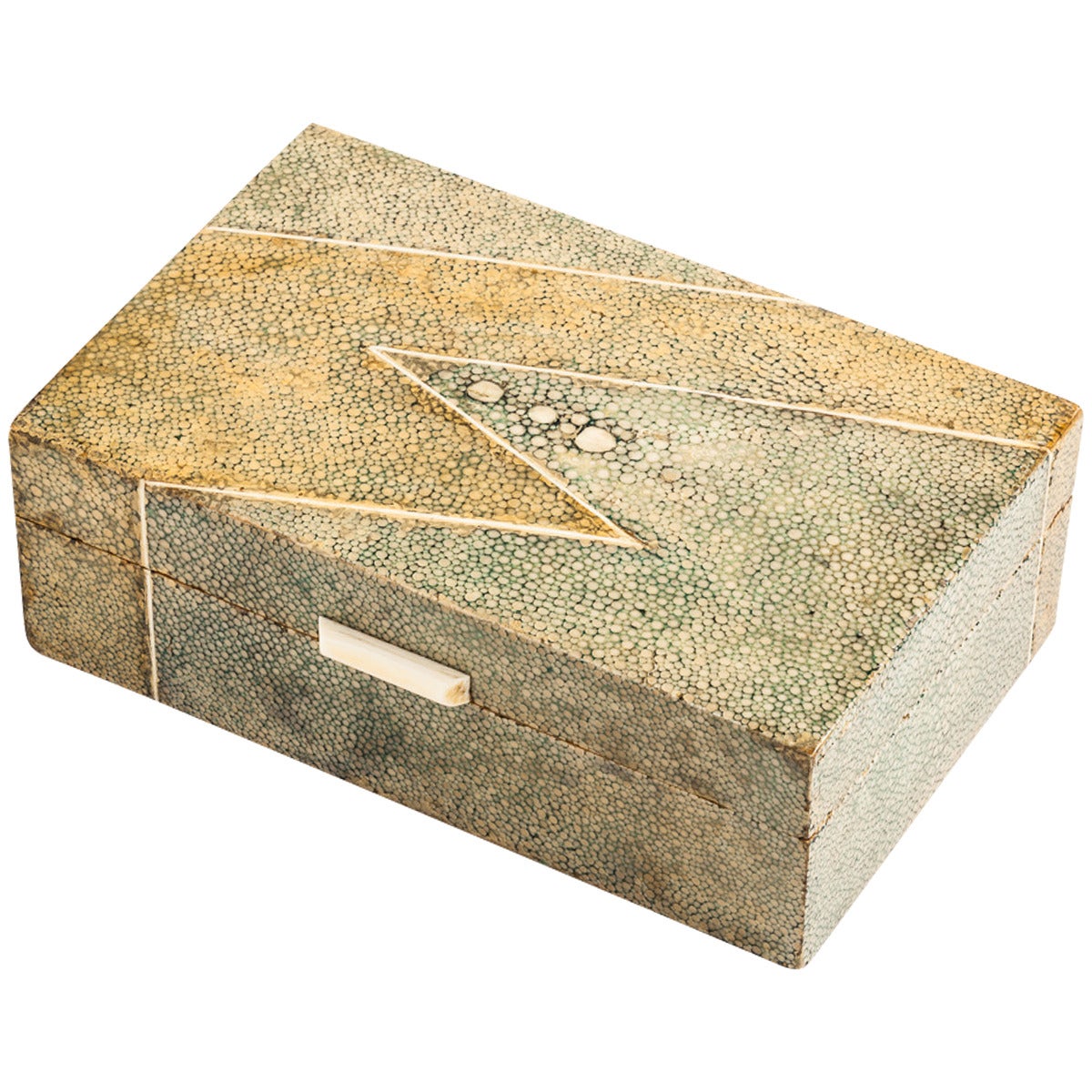 French Art Deco Shagreen Box, circa 1920-1925