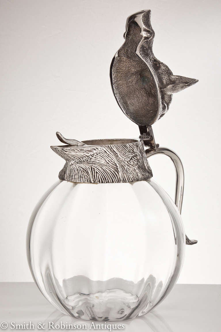 Large and Impressive Boar's Head Pitcher In Excellent Condition In London, GB
