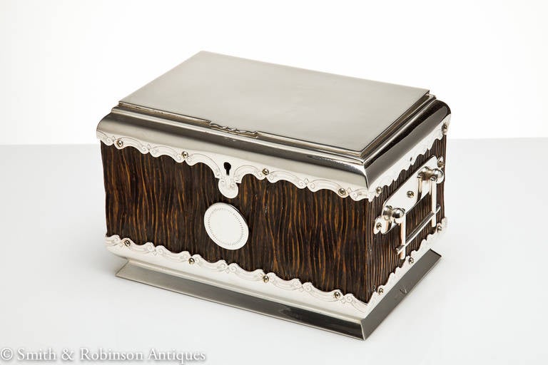 Rare and Unusual English Tea Caddy, circa 1895