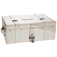 A Large 
Impressive Silver-Plated Box ca. 1930-35