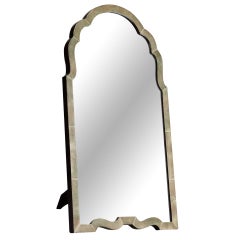 An Elegant Shagreen Mirror in the Queen Anne Style c.1915-20