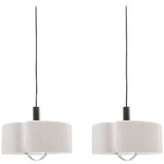 A Pair of Pendant Lamps by Gaetano Scolari