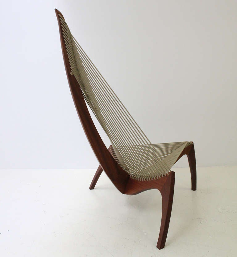 Danish A Pair Of Harp Chairs by J. Høvelskov