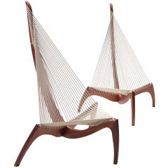 A Pair Of Harp Chairs by J. Høvelskov