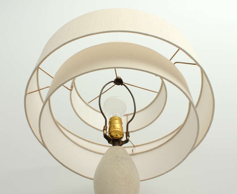 Mid-Century Modern Large Mid-Century Ceramic Table Lamp For Sale