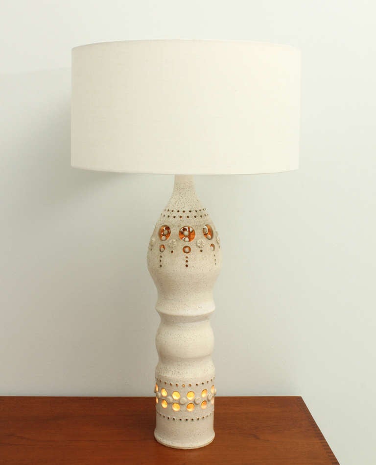 Large Ceramic Lamp by Georges Pelletier 1