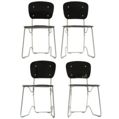 Four Alu-Flex Chairs by Armin Wirth