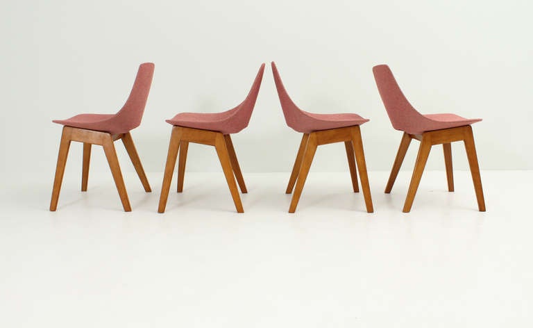 French Pierre Guariche Tonneau Chairs For Sale