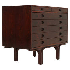 Rosewood Chest of Drawers by Gianfranco Frattini