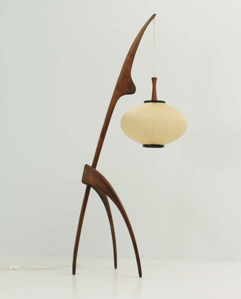 Mid-Century Modern Mantis Floor Lamp by Rispal
