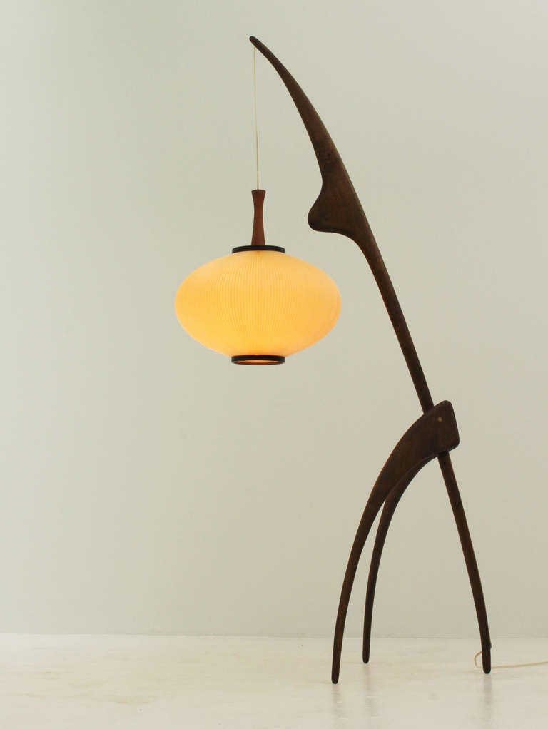 French Mantis Floor Lamp by Rispal
