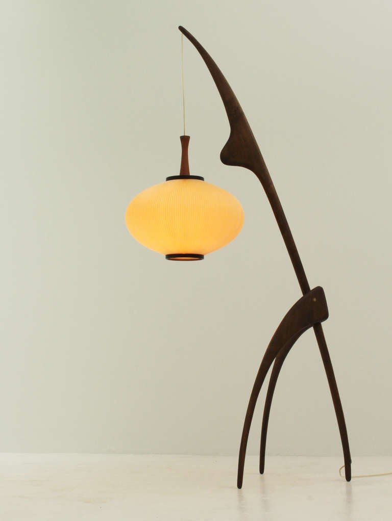 Mid-20th Century Mantis Floor Lamp by Rispal