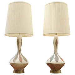 Pair of Large Table Lamps