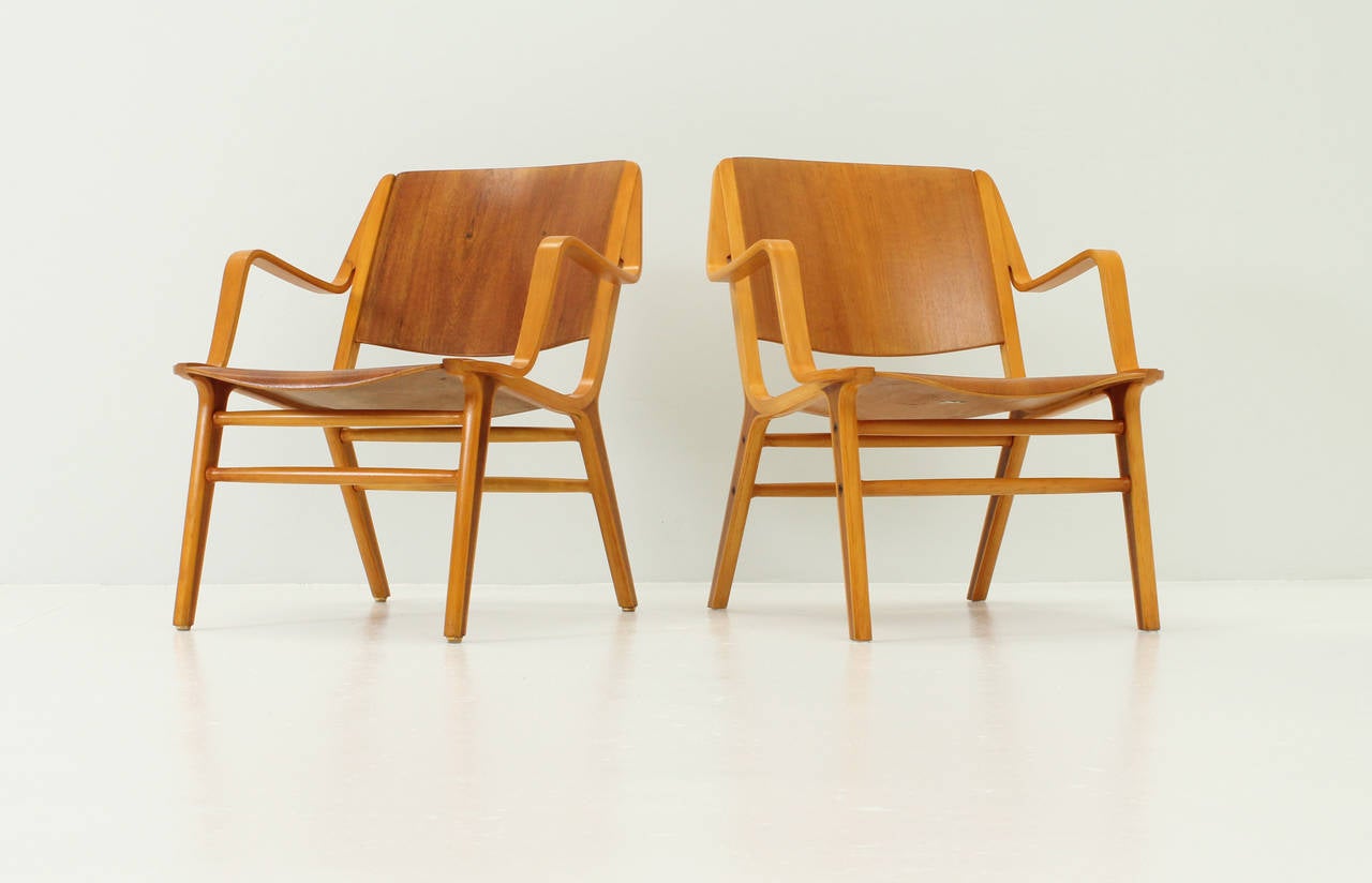 Mid-Century Modern Ax Chairs by Peter Hvidt and Orla Mølgaard-Nielsen For Sale