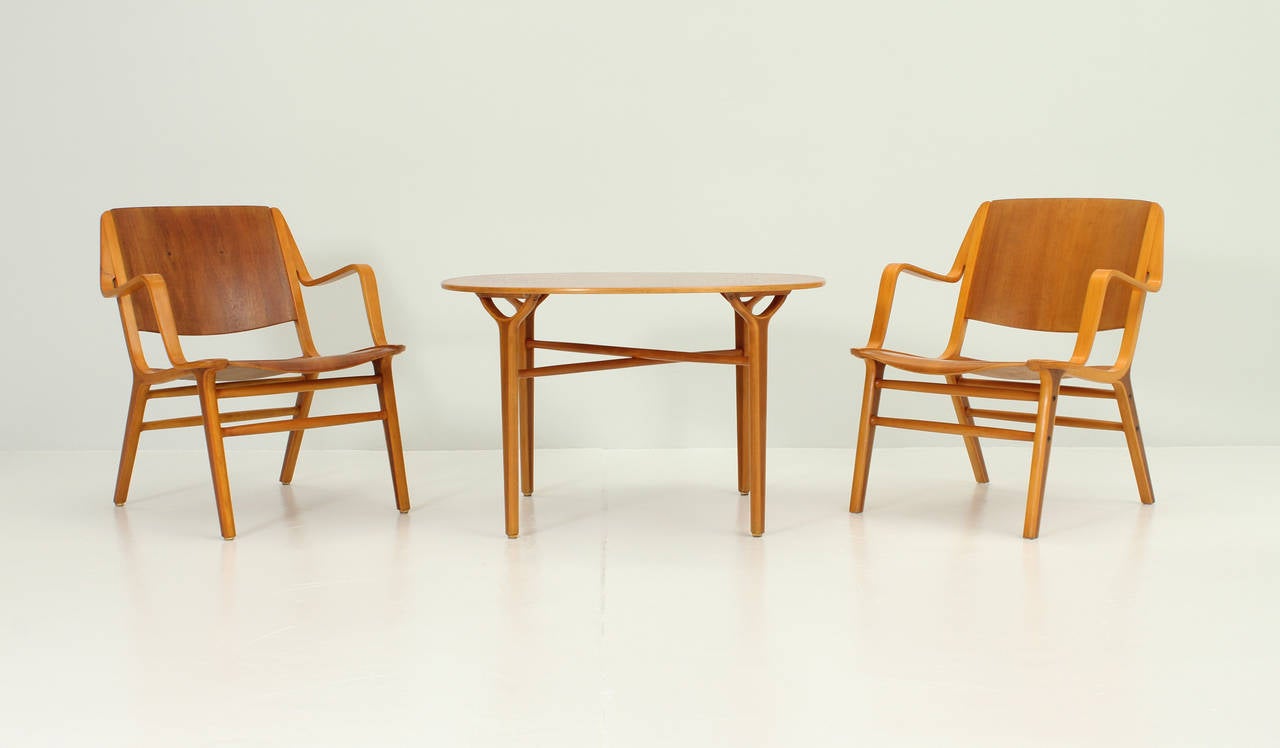 Ax Chairs by Peter Hvidt and Orla Mølgaard-Nielsen For Sale 3