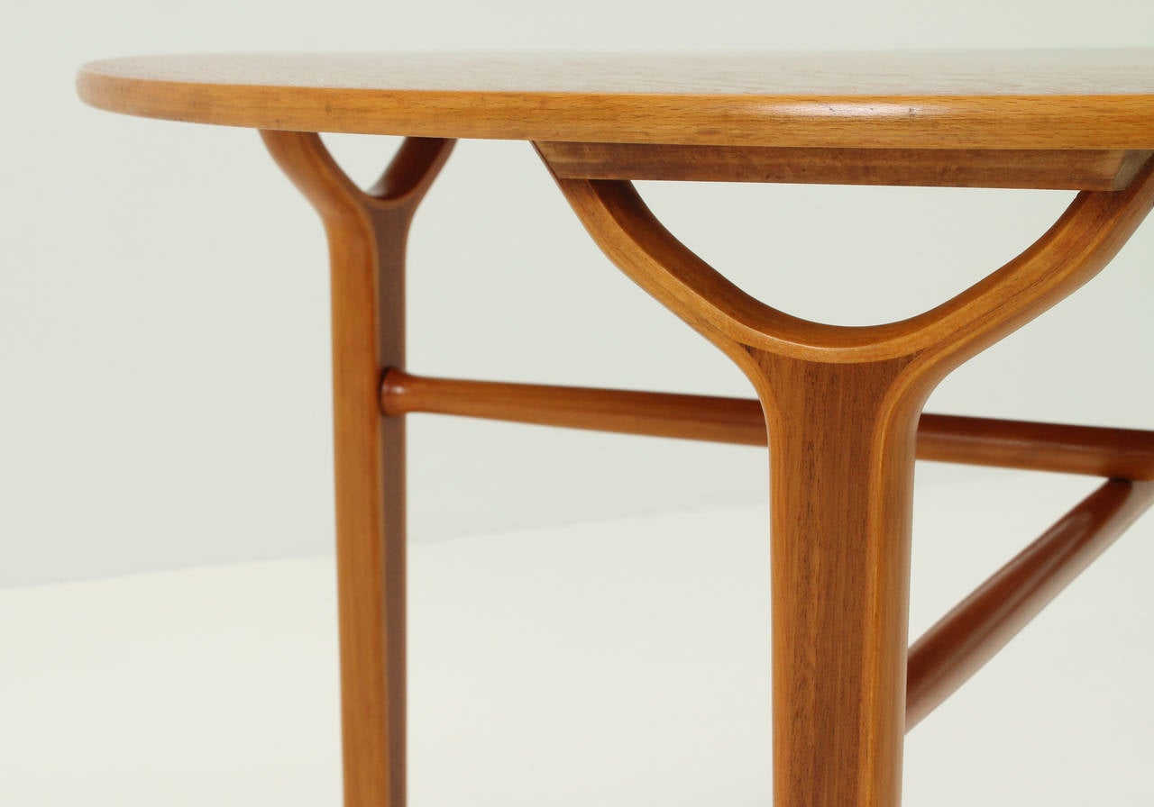 Danish Ax Table by Peter Hvidt and Orla Mølgaard-Nielsen For Sale