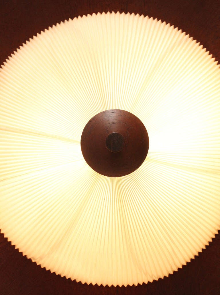 Mid-20th Century Accordion Wall or Ceiling Danish Lamp