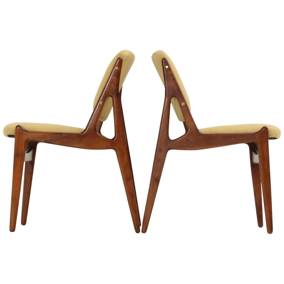 Pair of Ella Chairs by Arne Vodder For Sale