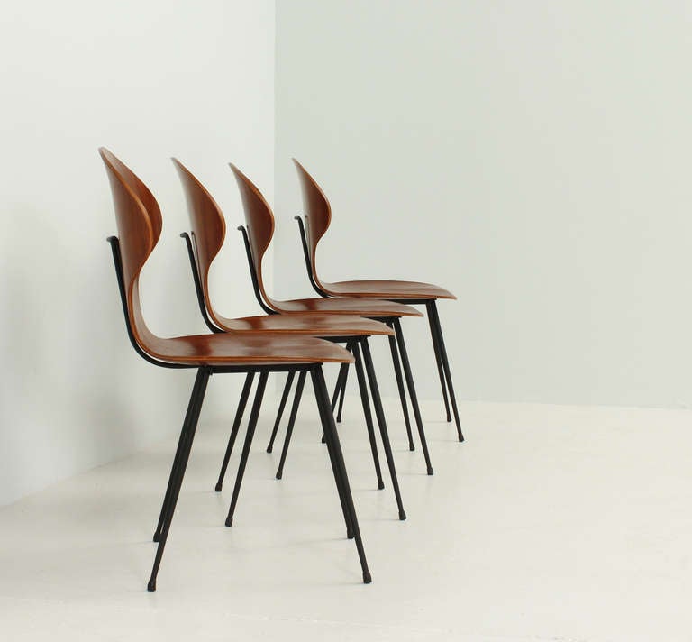 Four Side Chairs by Carlo Ratti 3